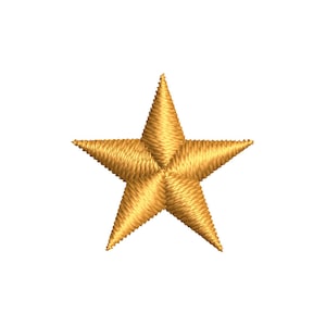3D STAR - machine embroidery design - Instant Download