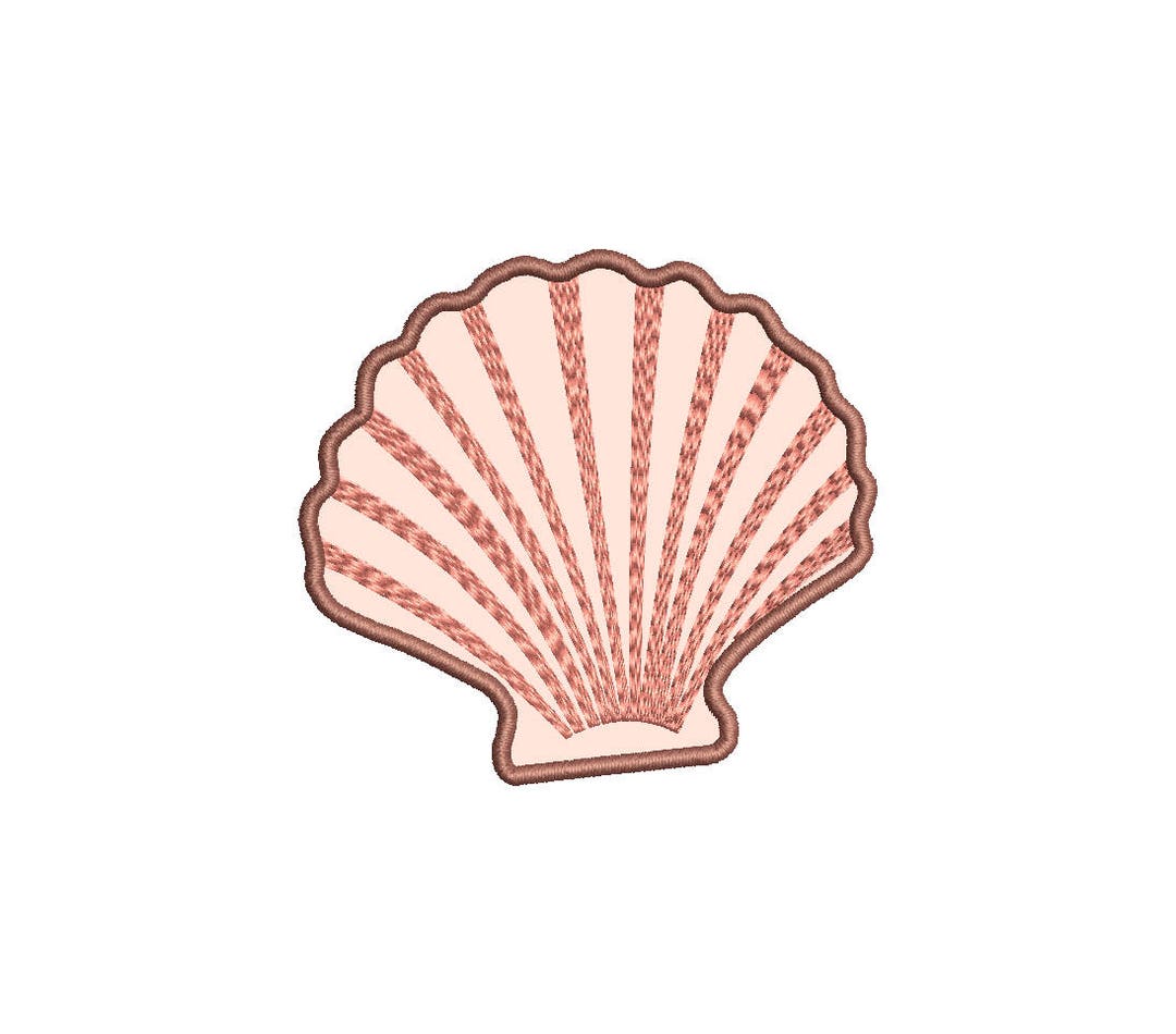 SEASHELL Machine Embroidery Design Instant Download - Etsy