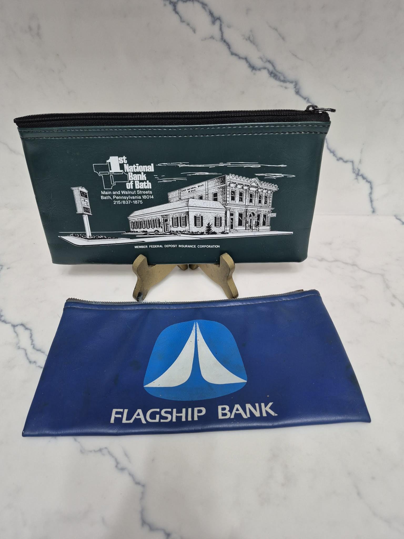 Vintage Bank Bag - Etsy