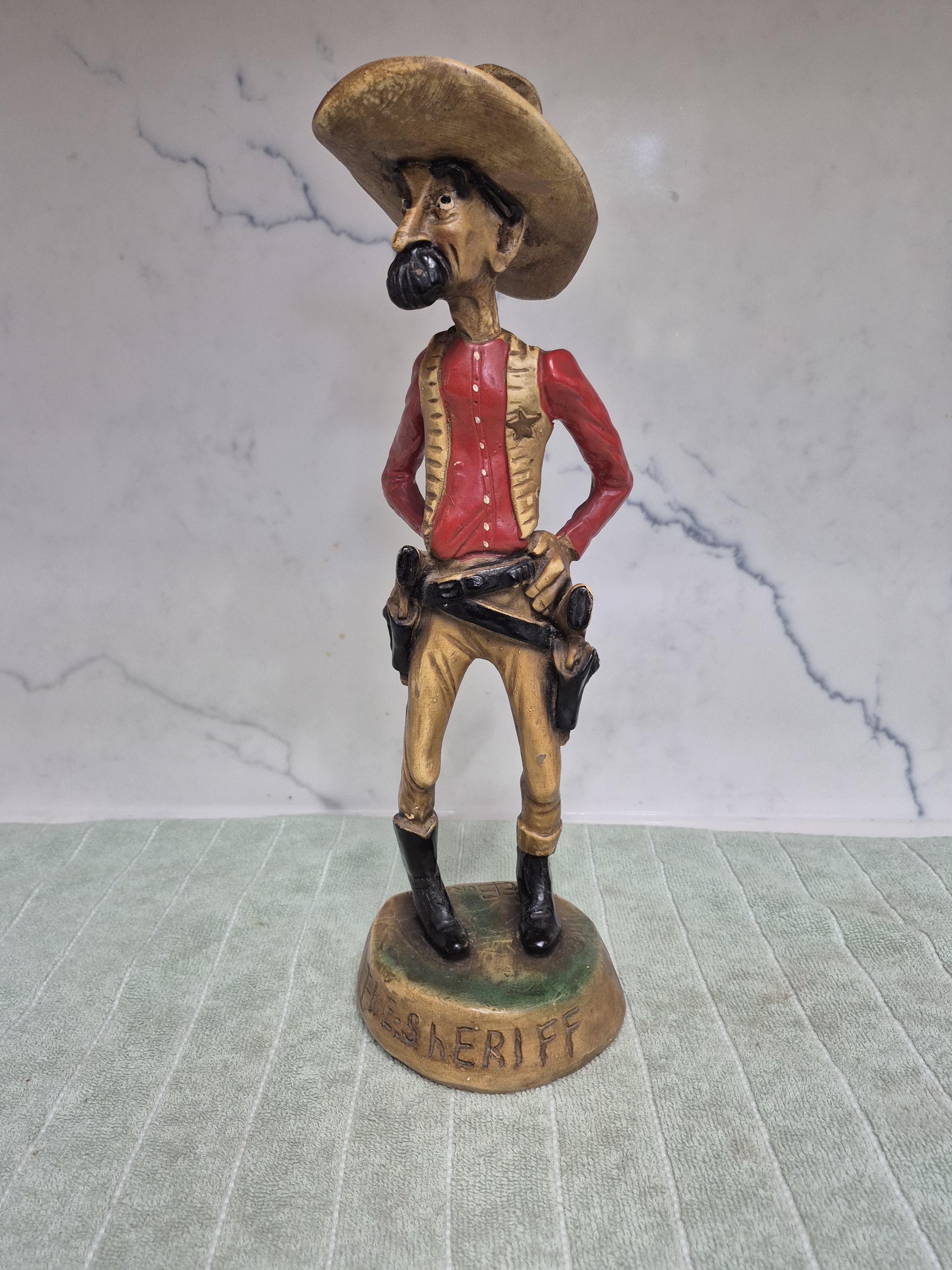 Vintage 1940s Chalkware Cowboy - Etsy