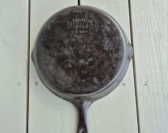 Vintage Cast Iron Wagner Ware Sidney O  1058 Pan