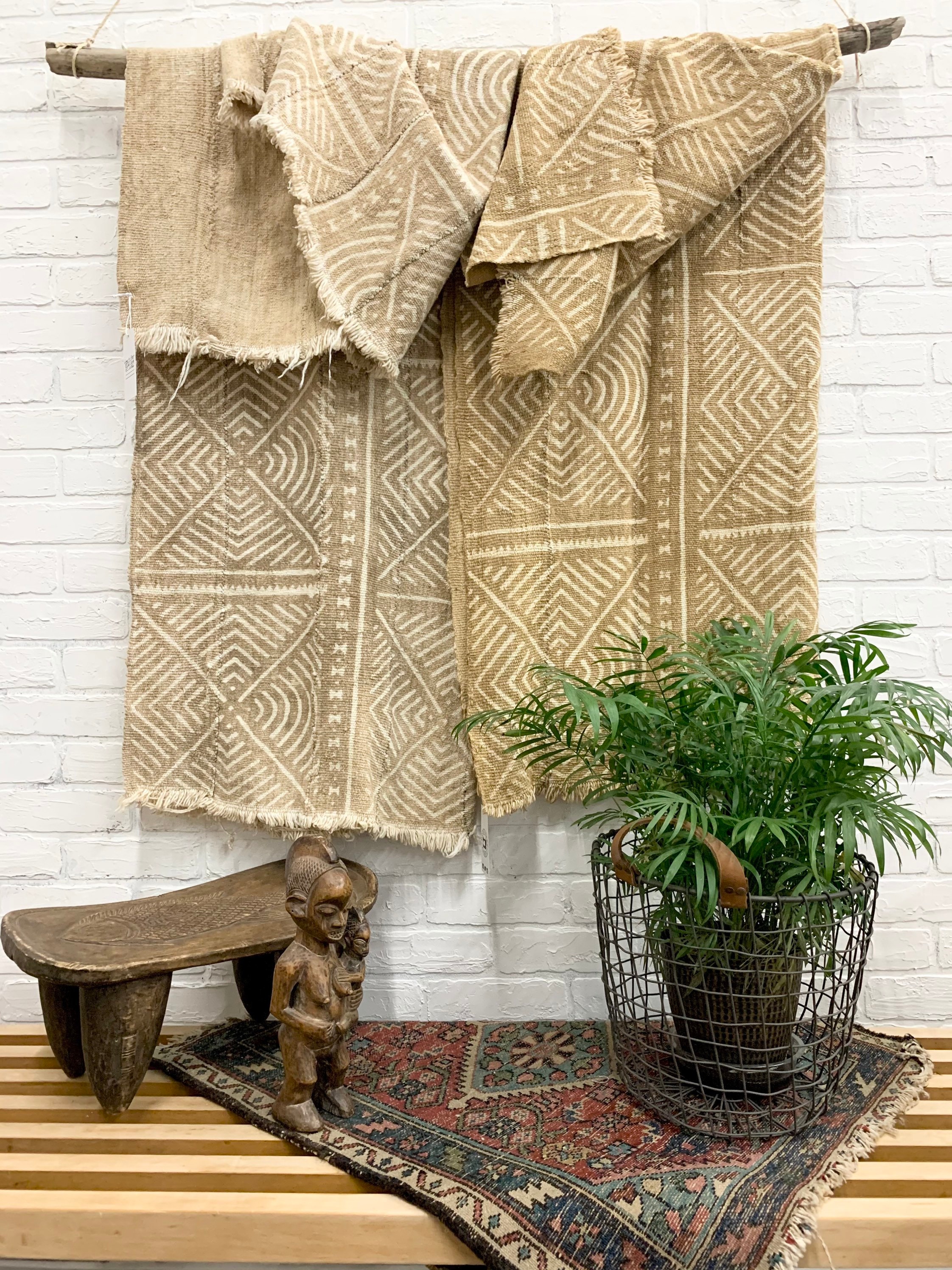 Mud Cloth, Mudcloth fabric, African Bogolan from Mali, Africa