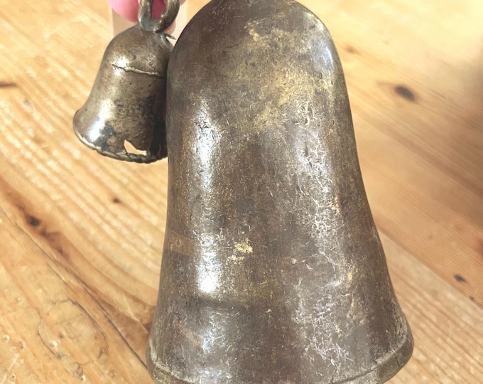 Bells- Cow bell and mini bell, Rustic home decor, hostess gift, farmhouse style