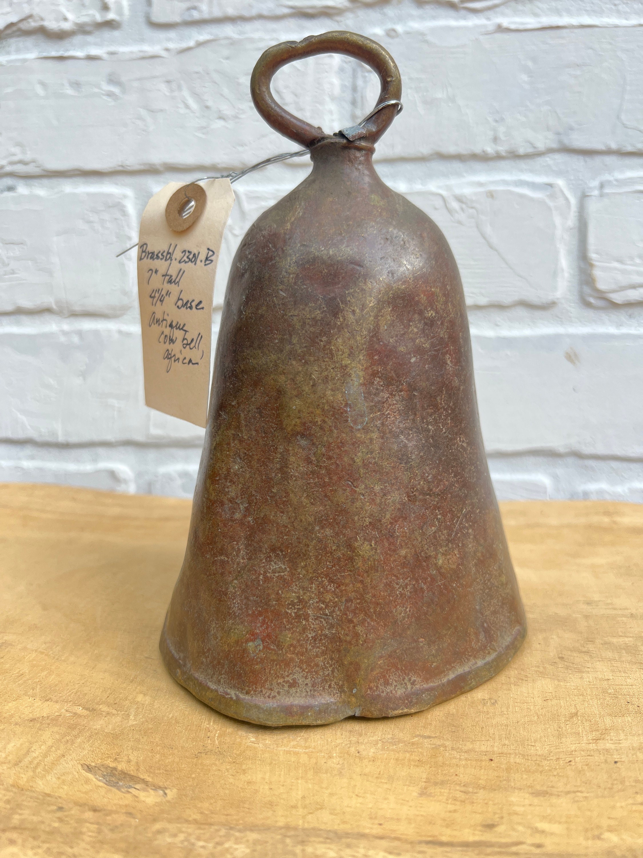 Traditional Spanish Rustic Bronze Cow Bell, 1940s for sale at Pamono