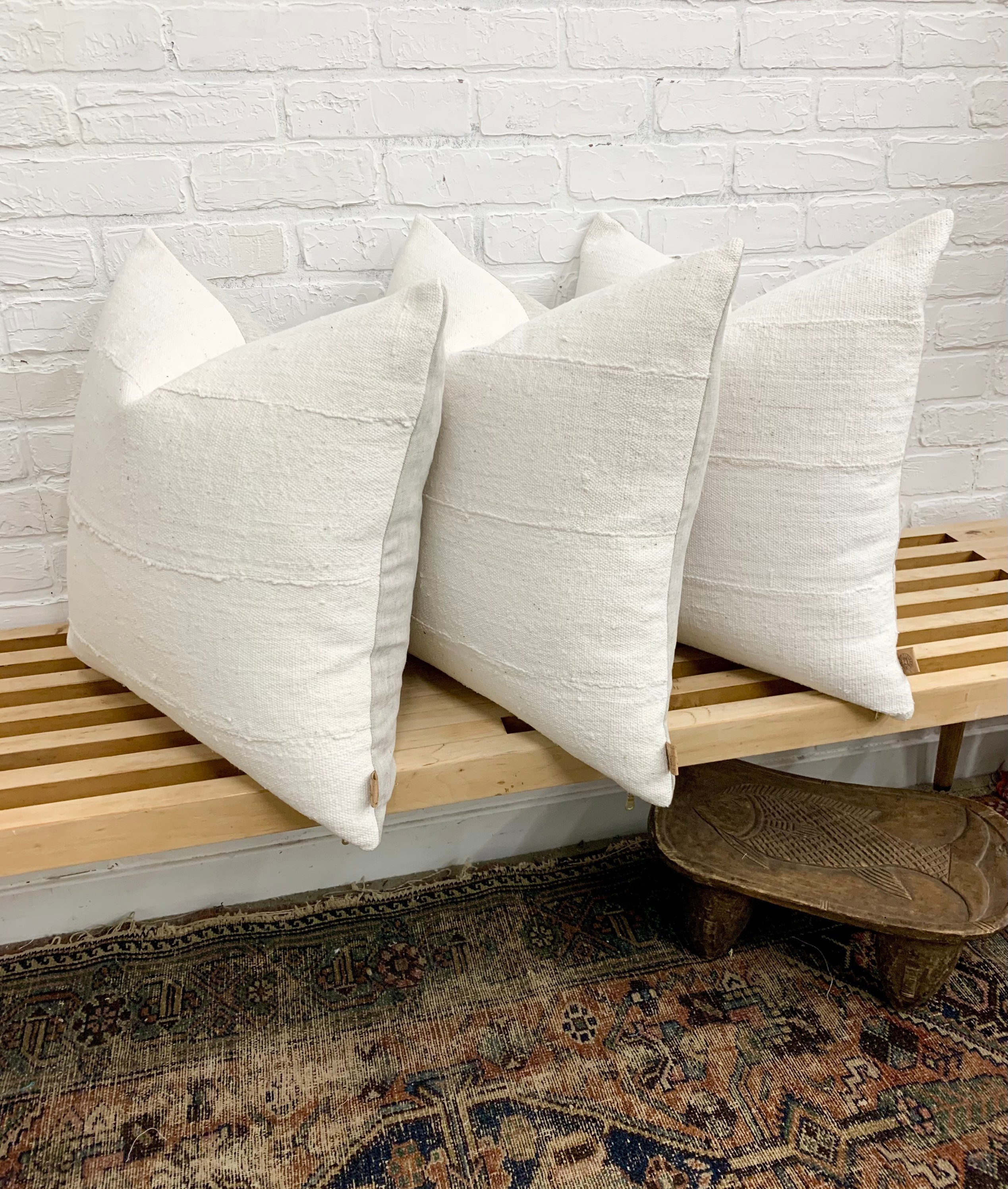 16 X 16 Square Goose Feather Down Pillow Form Insert 