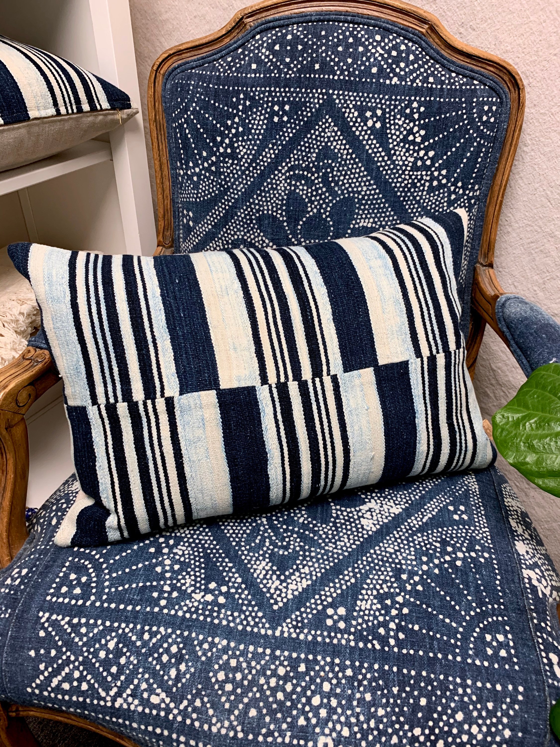 African top mudcloth pillow
