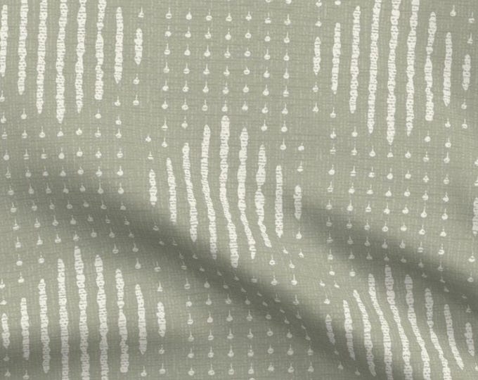 Boho fabric cotton mud cloth design, African style fabric, rust color upholstery weight, cut and sew fabric print