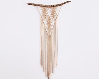 Modern macrame wall hanging, boho macrame wall decor, autumn wall hanging