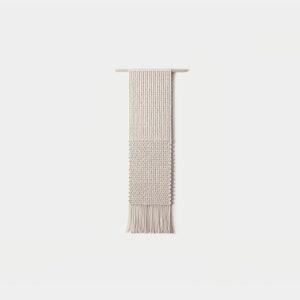 Minimalist wall art, modern fiber art, contemporary macrame by WAVES&#39;N&#39;ME