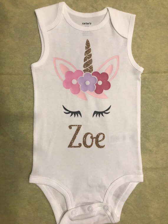 unicorn birthday onesie