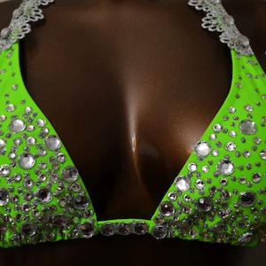 Figure competition suit LauraG  Bodybuilding Posing suit Fitness Npc IFBB competition figure New /Wfbb/Posing