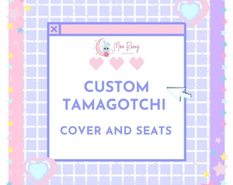 Custom Character Tamagotchi Cover and Seat Duo Set