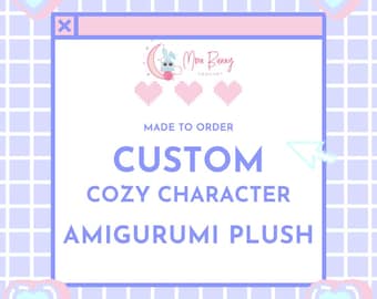 Custom Amigurumi Plush | Cozy Crochet Character Toy