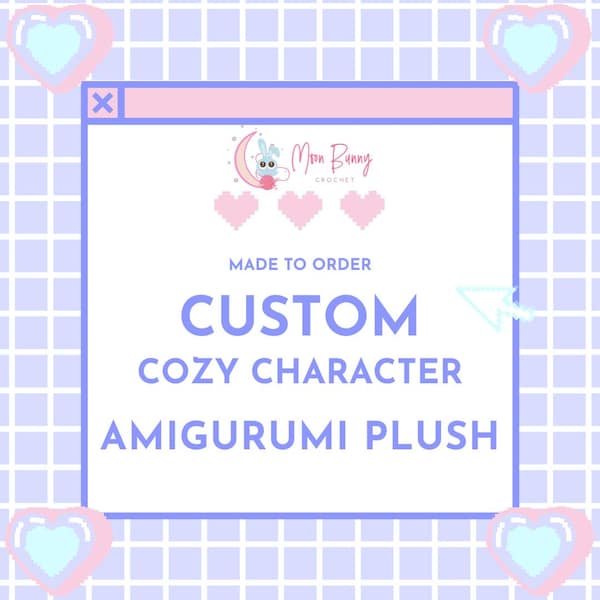 Custom Amigurumi Plush | Cozy Crochet Character Toy