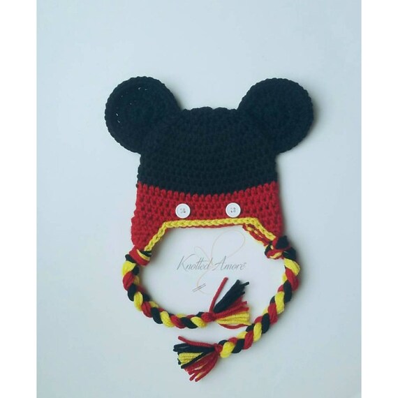 mickey mouse baby hat