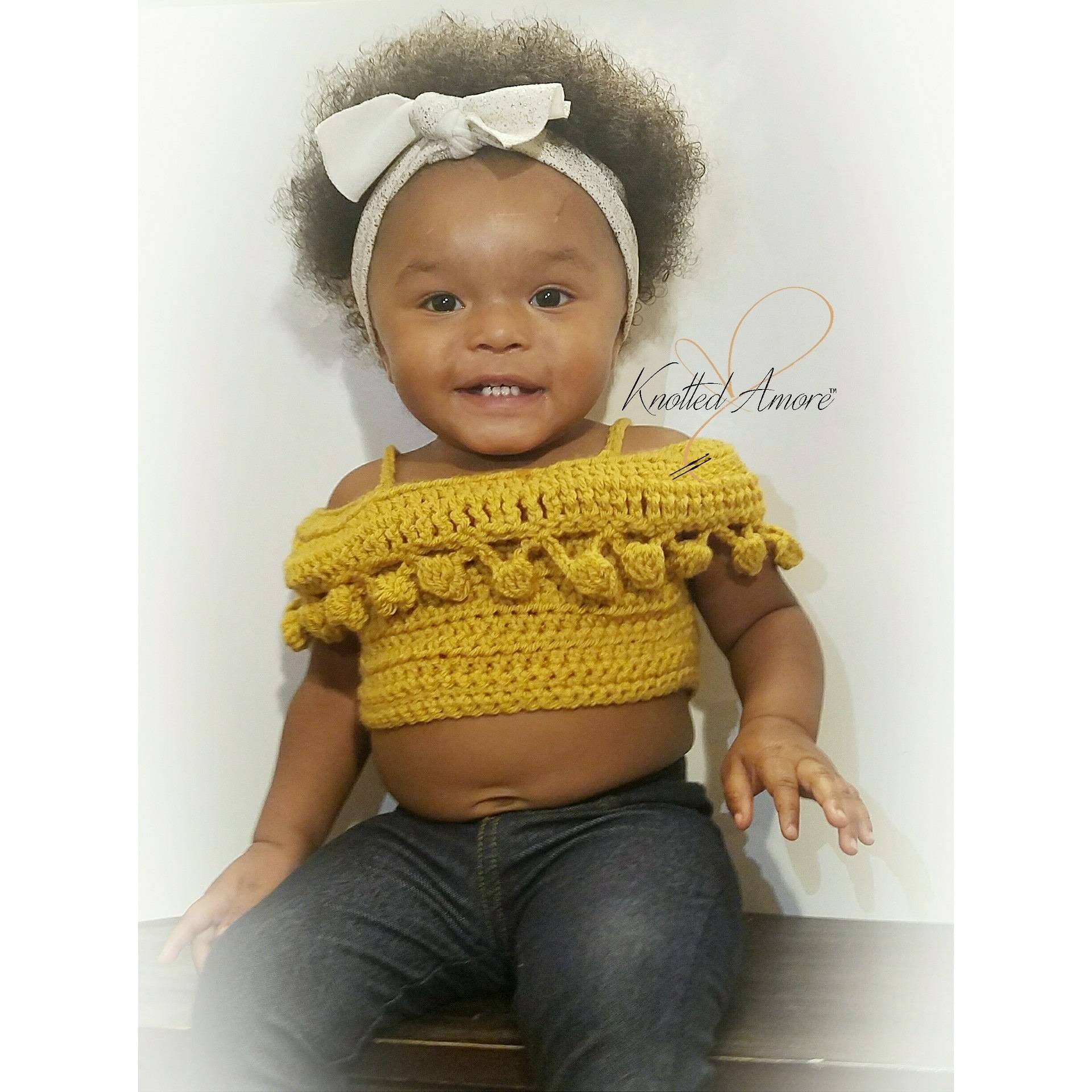 Crochet Baby Top Crochet Halter Top Boho Top Halter Top Baby Halter Top off the Shoulder Baby Shirt Baby Top Baby Girl Top Boho Chic Etsy
