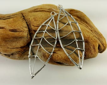 Glass Leaf Earing