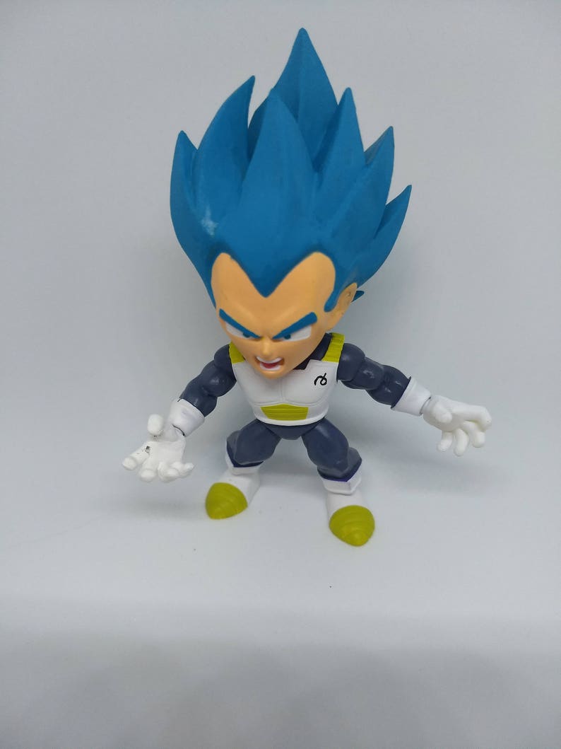 Dragonball Z Super Saiyan Blue Vegeta Custom The Loyal Subjects Vinyl Figure DBZ Super