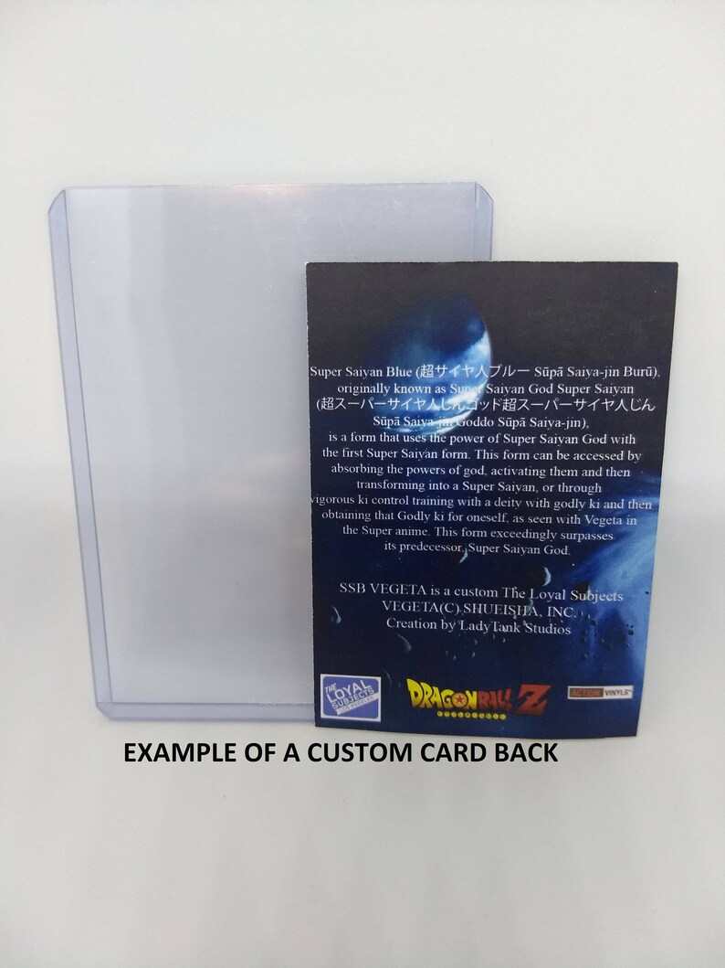 Dragonball Z Super Saiyan Blue Vegeta Custom The Loyal Subjects Vinyl Figure DBZ Super
