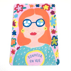 Carte bonheur en vue - carte réconfort - espoir - message positif - ca va aller - encouragement - carte a message - motivation - bonheur image 2