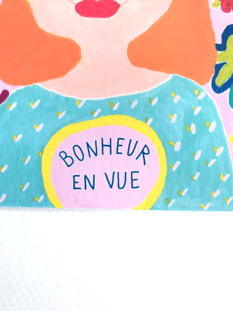 Carte bonheur en vue - carte réconfort - espoir - message positif - ca va aller - encouragement - carte a message - motivation - bonheur image 3