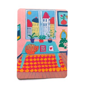 Home sweet home - carte chat - carte positive - carte déménagement - message positif - meilleure amie - carte a message