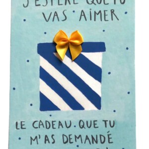Carte d'anniversaire, carte humoristique, Carte de Noël, Carte cadeau, Carte rigolote, Fête, Joyeux Noël, joyeux anniversaireCélébration, image 3