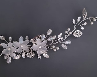 DELILAH | bridal hair vine | wedding hair accessories | wedding hair piece | bridal headpiece | wedding headband | hair jewellery | bride