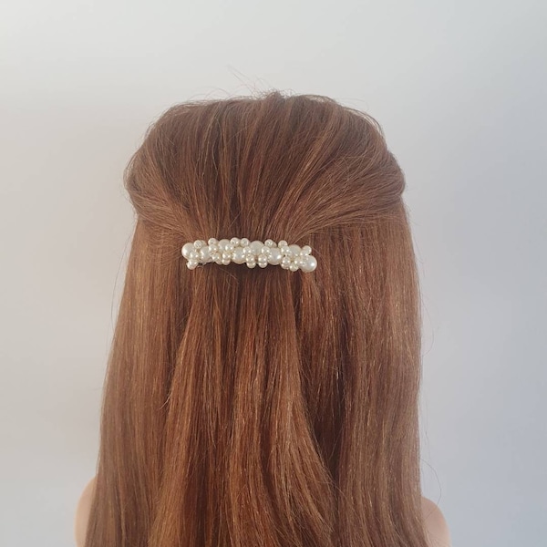 parel haar clip parel haarspeldje clip haar dia's kerstcadeau parel haar accessoire haarspeldje haarspeldjes Franse haarspeldjes kous vuller