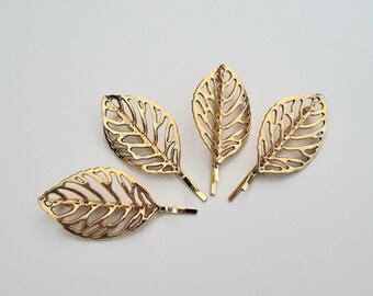 Leaf Shaped Hair Clip Slide Jewellery Accessories Boho Hair Pin UK seller Leaf Shaped Hair Clip Slide Jewellery Accessories Boho Hair Pin UK seller