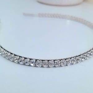 Sparkly Crystal Headband: Gold Party Hairband