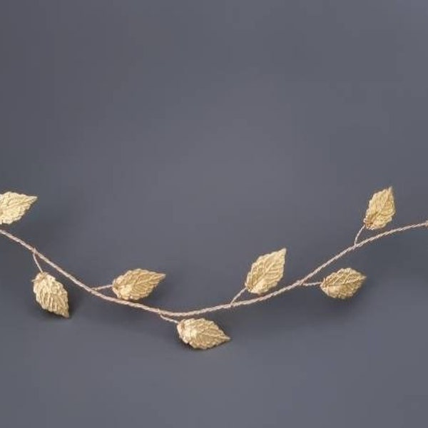 MIA | leaf hair vine | bridal hair piece | wedding hair vine | bridal hair vine | gold leaf headband | wedding hair accessories