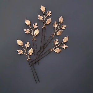 Hochzeit Haarnadeln Braut Haarschmuck gold Haarranke Brautjungfer Haarnadeln Blatt Haarnadeln Hochzeit Haarschmuck Ahornblatt