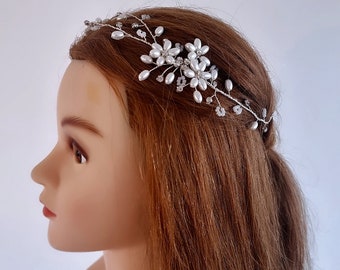 LAUREN | bridal hair piece | wedding hair accessories | wedding headband |  bridal headpiece | hair jewellery | bridal hair vine