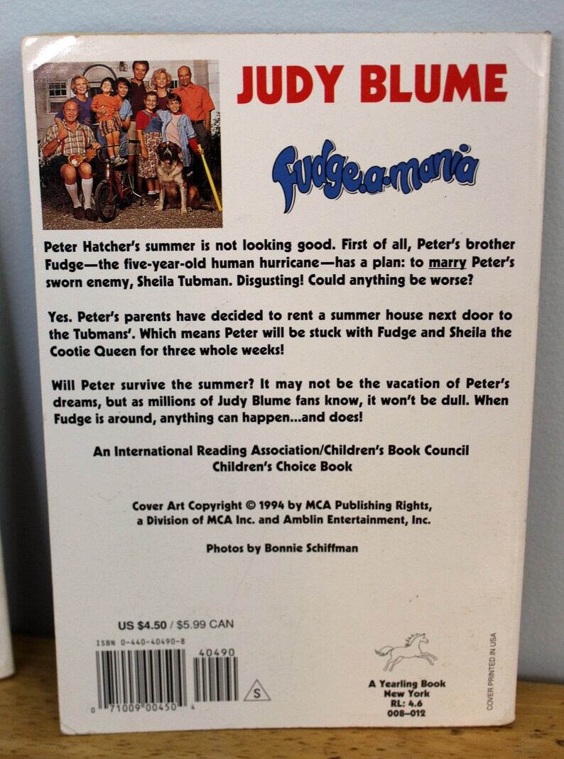 Vintage Judy Blume Books Fudge 90s TV Series Super Fudge Fudge Etsy