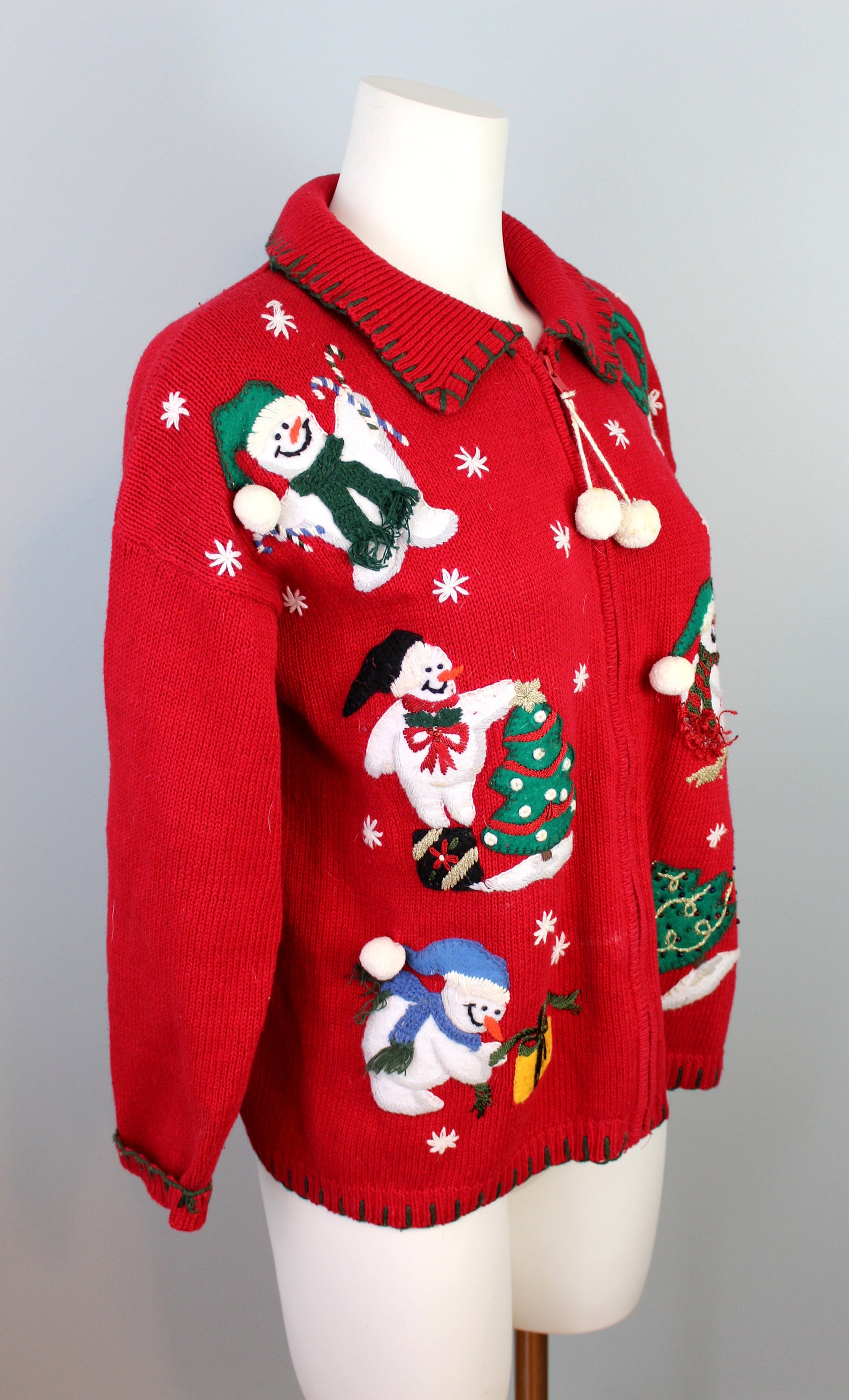 Vintage Christmas Sweater Women's Small Festive Holiday Etsy