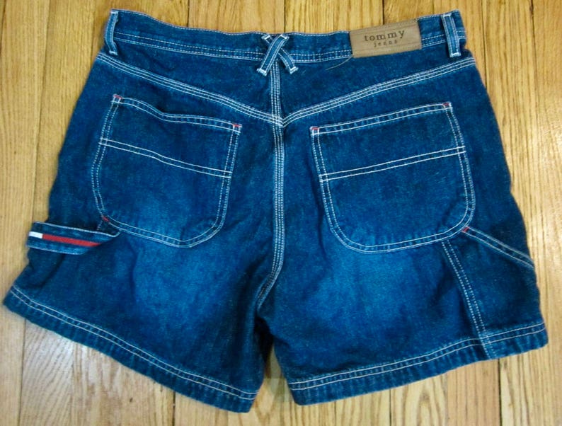 tommy hilfiger jean shorts vintage