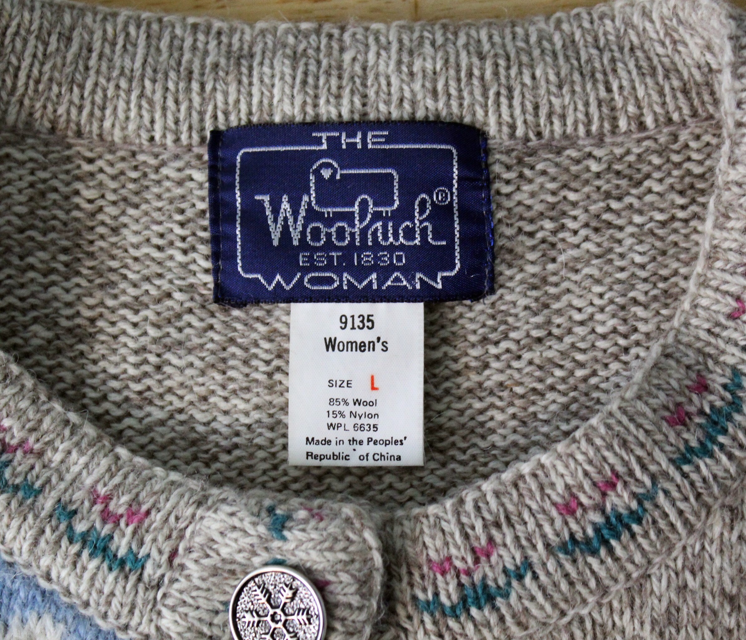 Vintage Woolrich Sweater Women's Wool Cardigan Duck Print | Etsy