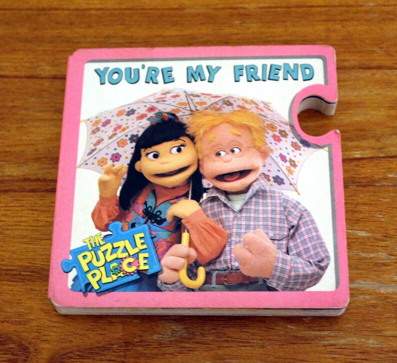 The Puzzle Place TV Show Book You're My Friend Puzzle  Etsy