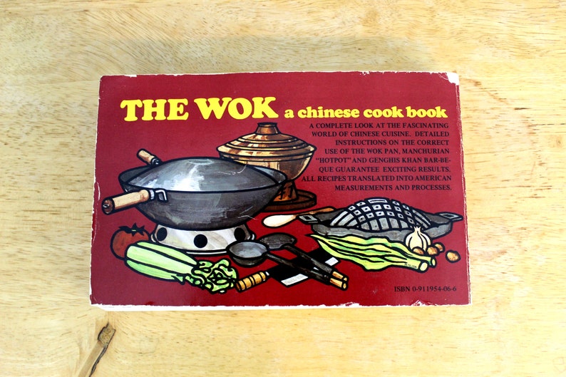 The Wok A Chinese Cookbook 1970 Paperback Illustrated Cook Etsy