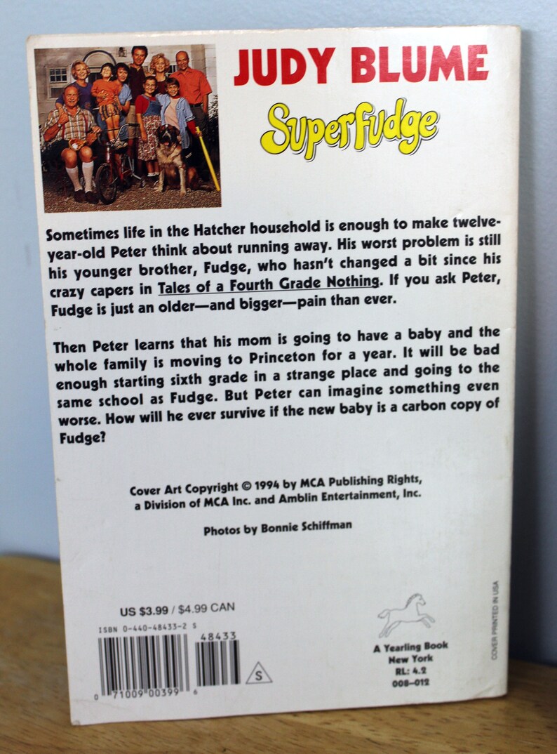 Vintage Judy Blume Books Fudge 90s TV Series Super Fudge Fudge Etsy