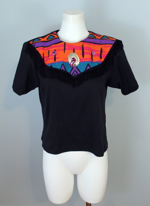 Southwestern Fringe Shirt Vintage Tee 