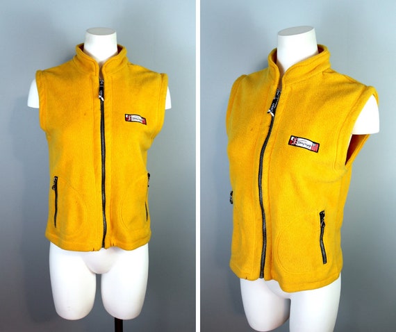 yellow tommy hilfiger vest