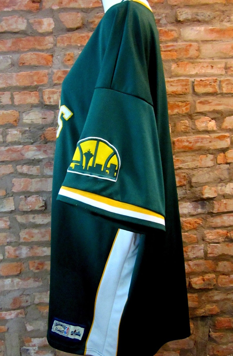 Seattle Sonics Jersey 3X 90s NBA Jacket SuperSonics Logo | Etsy