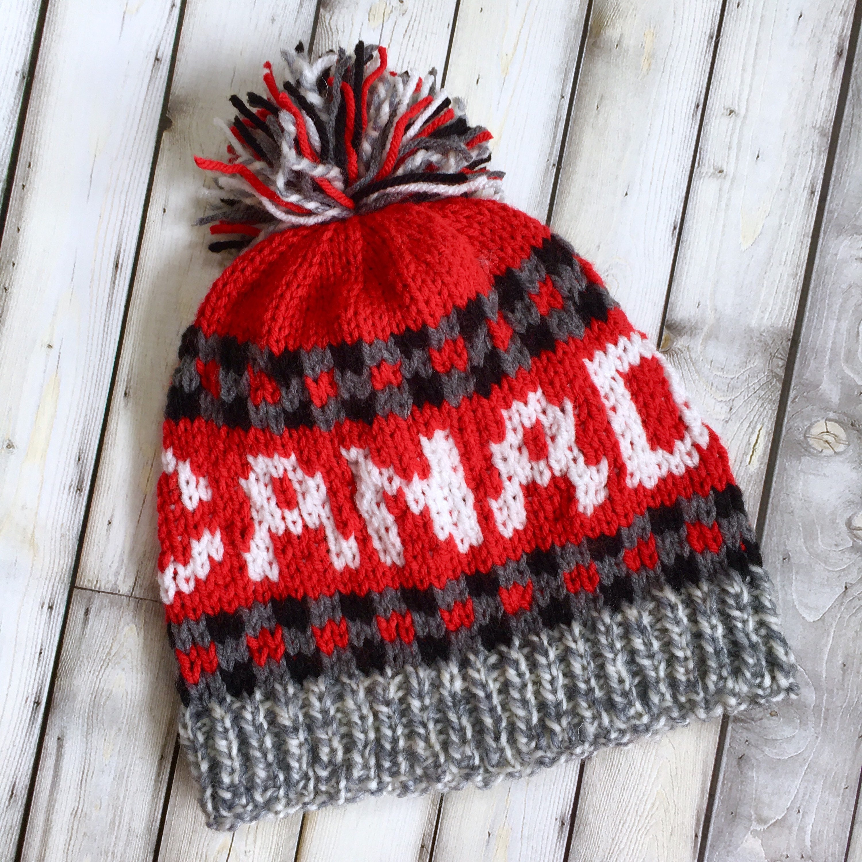 O CaNaDa HAT Knit Men Women CaNaDiAN PRiDE ToQUe Red White Etsy