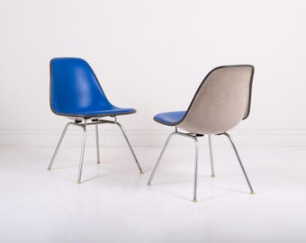 Vintage Herman Miller Eames DSX Fiberglass Padded Lounge Chair