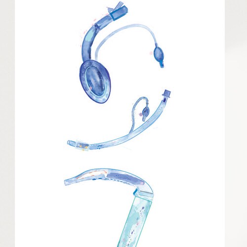 Anesthesia Instruments Anesthesiologist Print Anesthetist Etsy