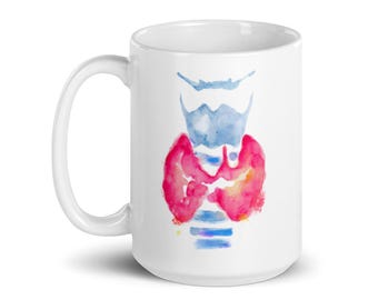 Thyroid Art Endocrinology Mug