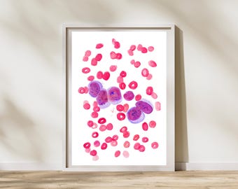 Veterinary Pathology - Dog Acute Lymphocytic Leukemia - Veterinarian Gift, Veterinary Clinic Decor