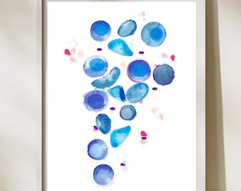 Bone Marrow Art Print, Hematology Art, Hematologist Gift, Pathology Art, Hematopathology Art, Pathologist Gift, Histology Art, Histologist